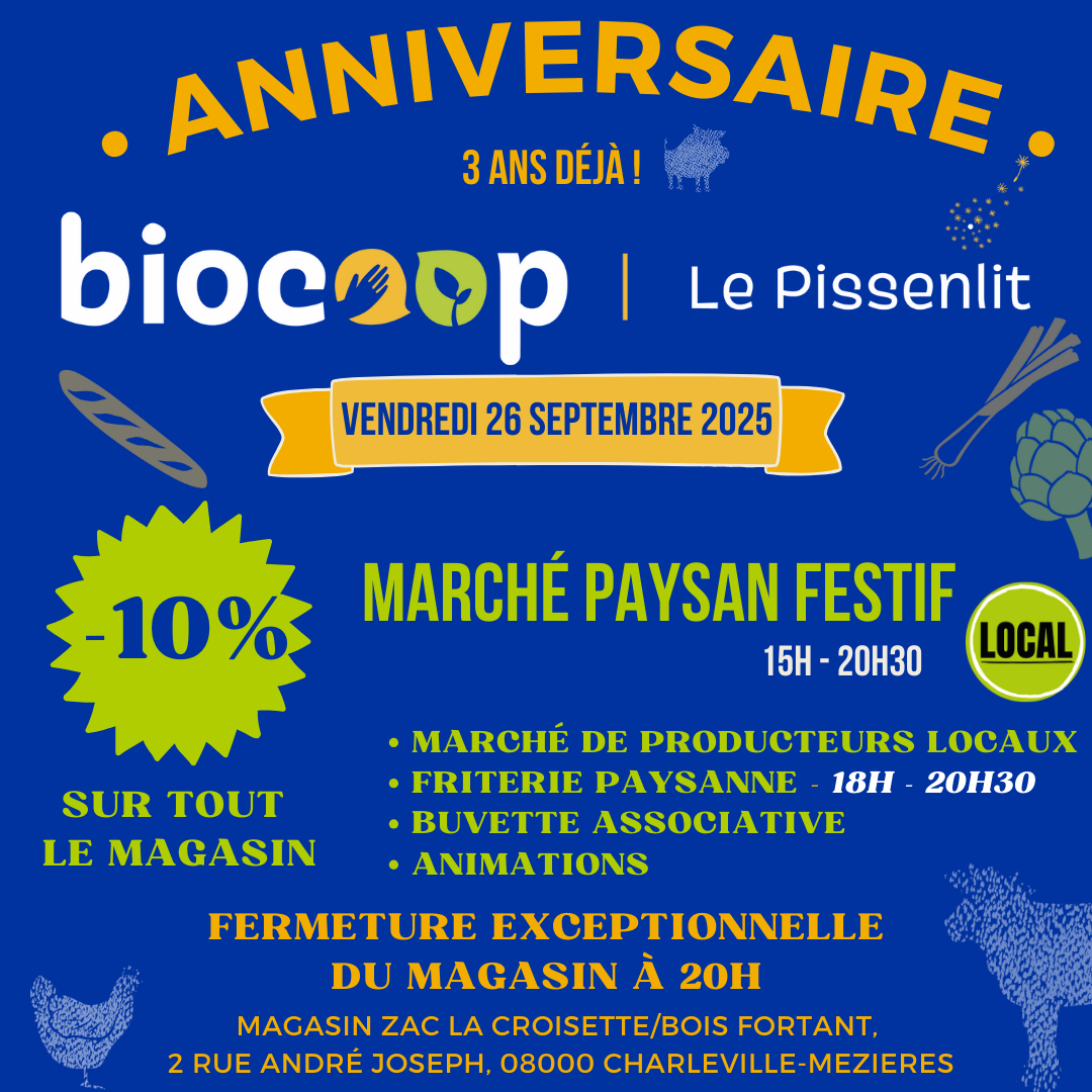 Anniversaire du magasin - 3 ans ça se fête !