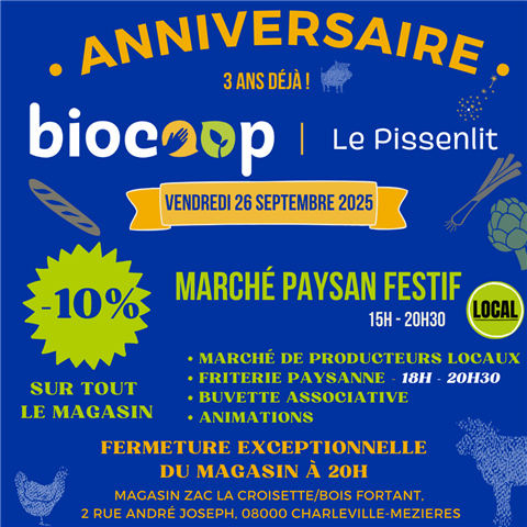 Anniversaire du magasin - 3 ans ça se fête !