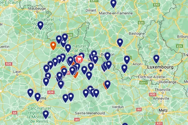 0 La carte des producteurs locaux