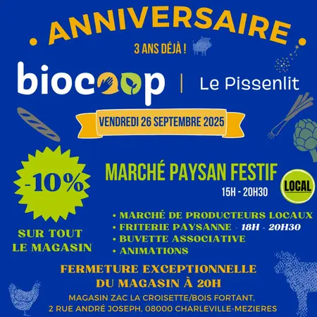 Anniversaire du magasin - 3 ans ça se fête !